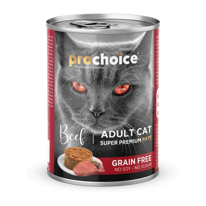 PROCHOICE KONSERBA GTAS PATE GRAIN-FREE ADULT VEAL 400gr 